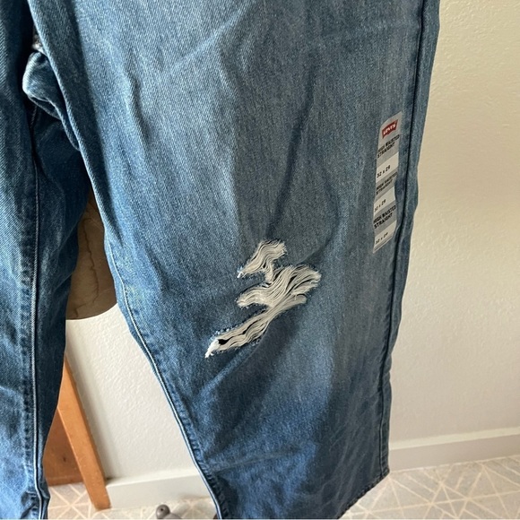 NEW LEVIS sz 32 x 29 HIGH LOOSE STRAIGHT Blue Denim Jeans $69.50 - Picture 3 of 7